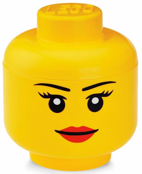 Opbergbox Lego: head girl small 