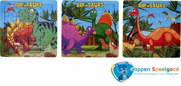 Puzzel dino, hout