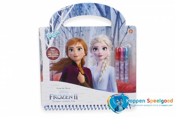 Totum Frozen designer teken- en activiteitenboek