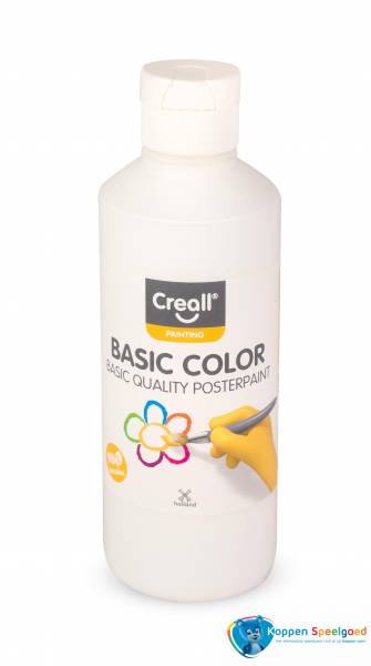 Creall basiscolor plakkaatverf 250ml - Wit