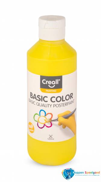 Creall basiscolor plakkaatverf 250ml - Geel