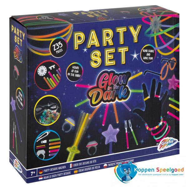 Glow in the dark party set