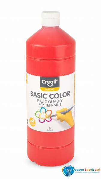 Creall basiscolor plakkaatverf 1000 ml - Rood