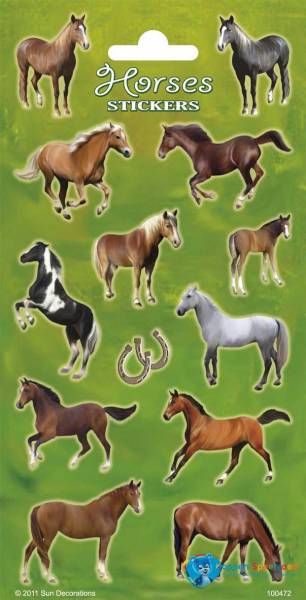 Paarden stickers