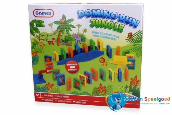 Domino Run - jungle 115 delig, 5+