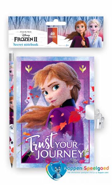 Disney Frozen 2 dagboekje met potlood