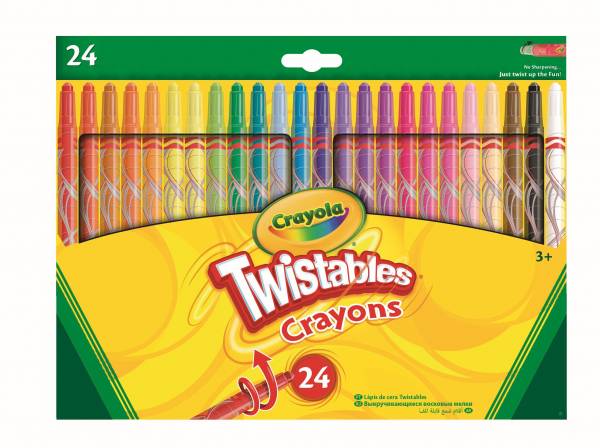 Draaiwaskrijt Crayola 24 stuks