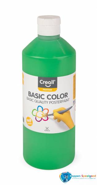Creall basiscolor plakkaatverf 500ml - Groen