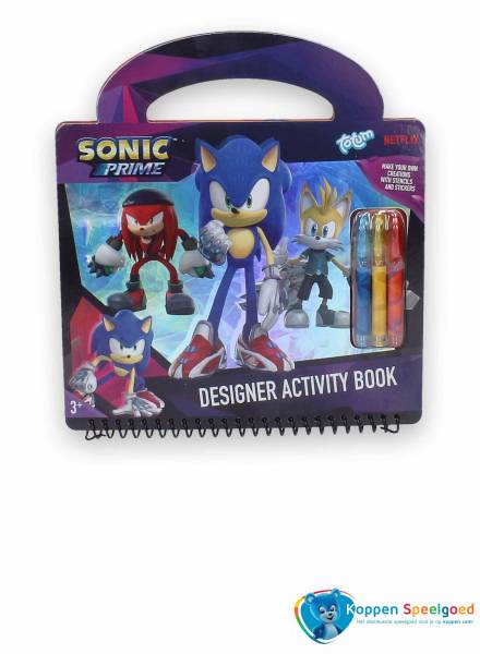 Totum Sonic designer teken- en activiteitenboek