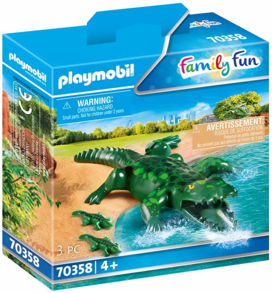 Alligator met baby Playmobil (70358)
