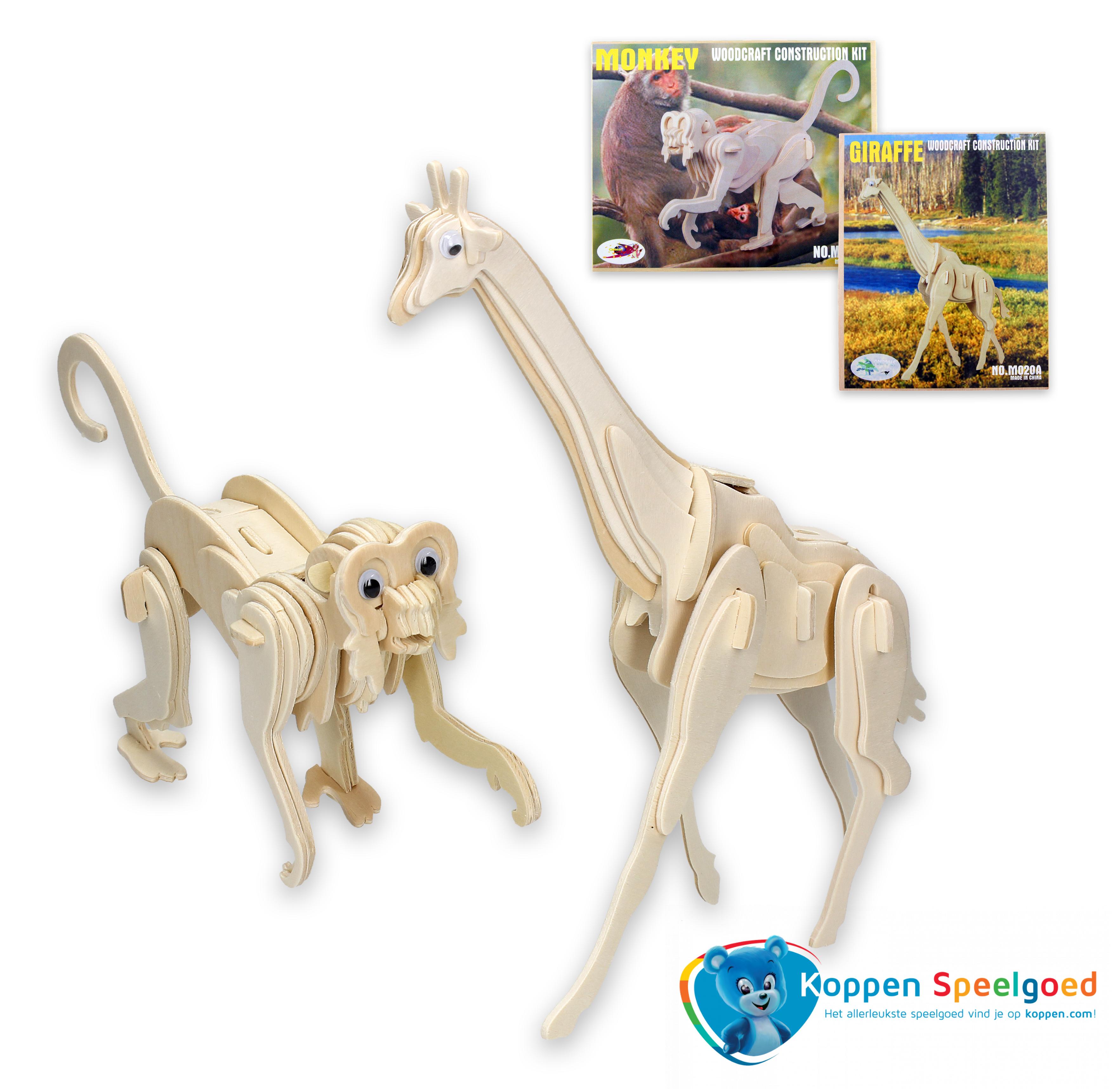 in tegenstelling tot brand gevoeligheid Bouwpakket 3D dieren | Koppen.com