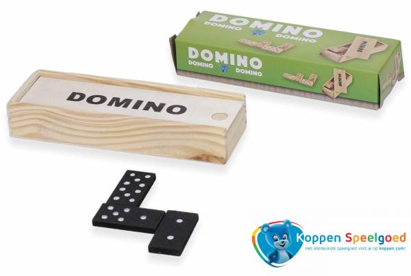 Domino 28 steentjes, hout