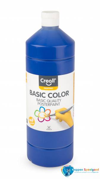 Creall basiscolor plakkaatverf 1000ml - Blauw