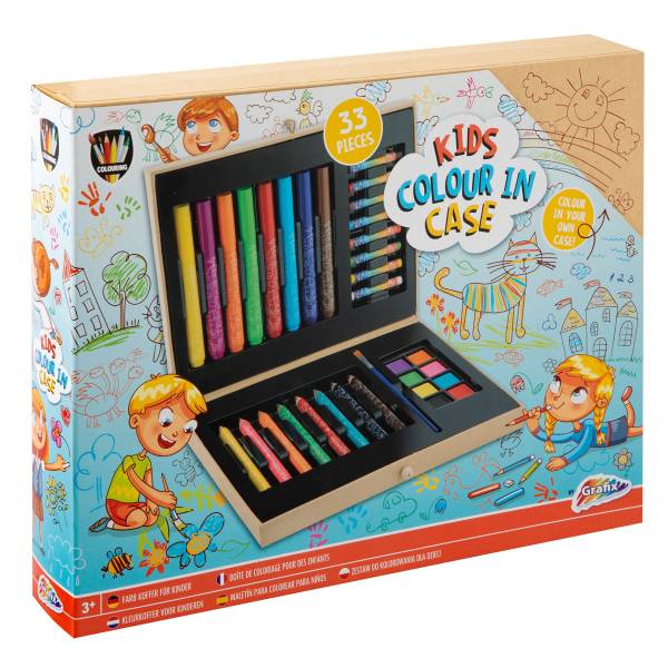 Kleurkoffer voor kinderen
