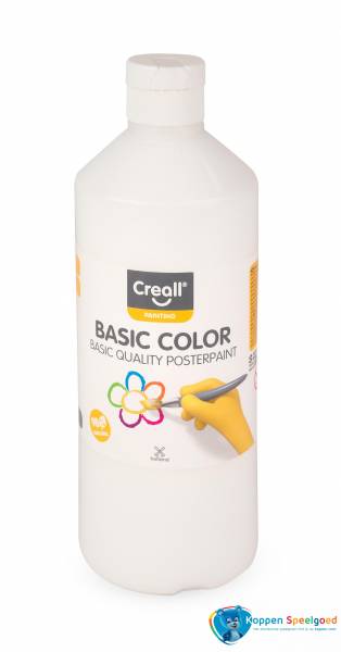 Creall basiscolor plakkaatverf 500ml - Wit