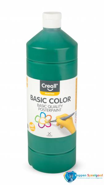 Creall basiscolor plakkaatverf 1000ml - Groen