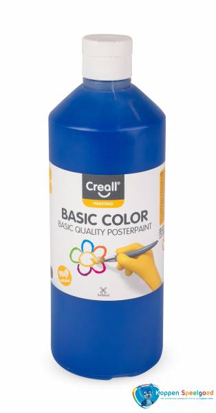 Creall basiscolor plakkaatverf 500ml - Blauw