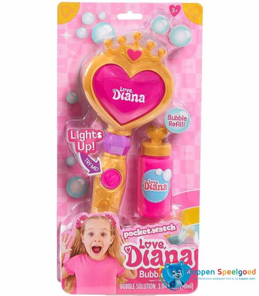 Love, Diana prinsessen bellenblaas