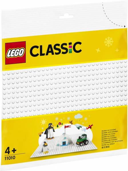 Witte bouwplaat Lego (11010)