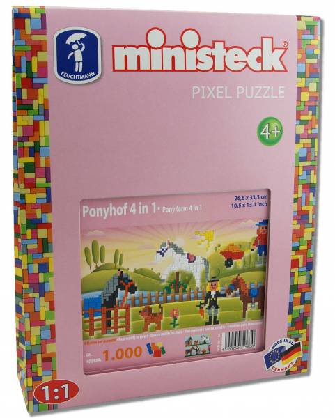 Ponystal Ministeck XL 4-in-1 1000-delig