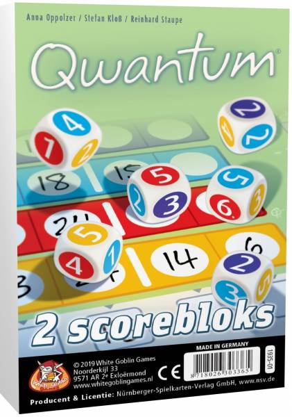 Qwantum - Scorebloks - Dobbelspel White Goblin Games