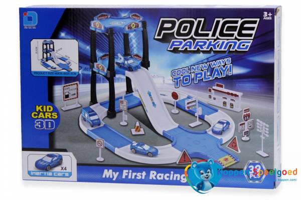 Politie parkeergarage set