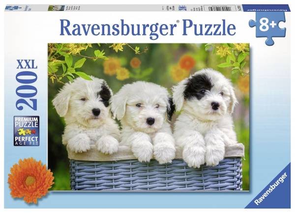 Puzzel schattige puppies: 200 stukjes (127658)