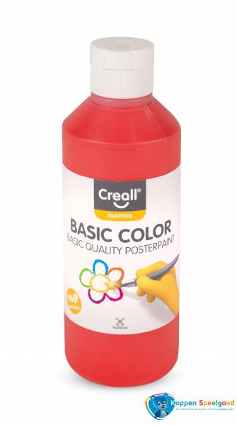 Creall basiscolor plakkaatverf 250ml - Rood