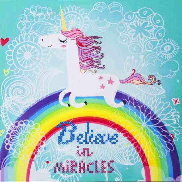 Believe In Miracles With Frame Diamond Dotz: 35x35 cm (DDB7.015)